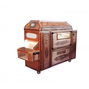 OS-175 küçük mağazalar ve ARGE birimleri göz önünde bulundurularak tasarlanan küçük ölçekli bir endüstriyel paletli kavurma makinasıdır.Görünüş açısından...