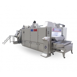 OS - 198 paletli kuruyemiş pişirme fırını düşük NOX emisyonlu, iki aşamalı tekli brülörle yüksek performans göstermektedir. Geliştirilmiş otomasyon ve kontrolle